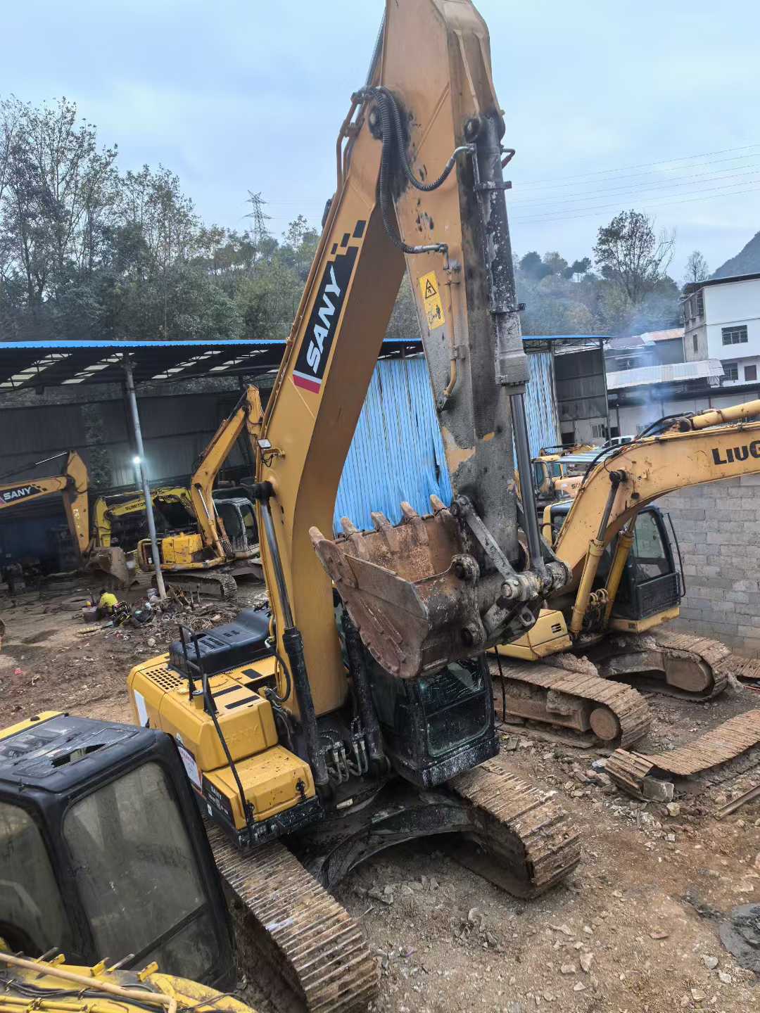 Used Sany SY215H Excavator 2021 Model / 9