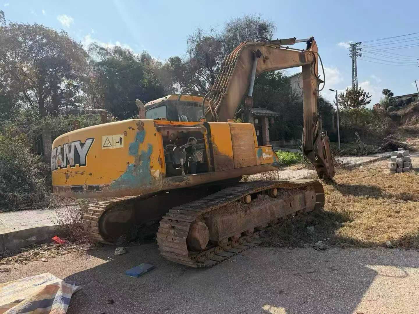 Used Sany SY215W Excavator 2016 Model