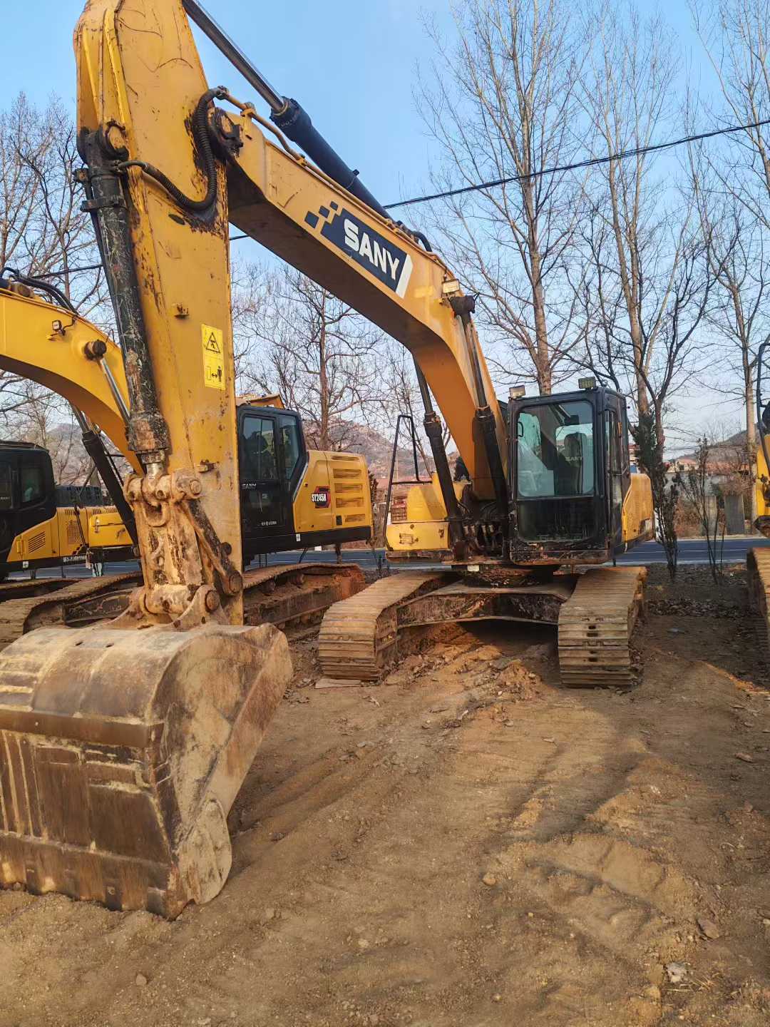 Used Sany SY215W Excavator 2017 Model