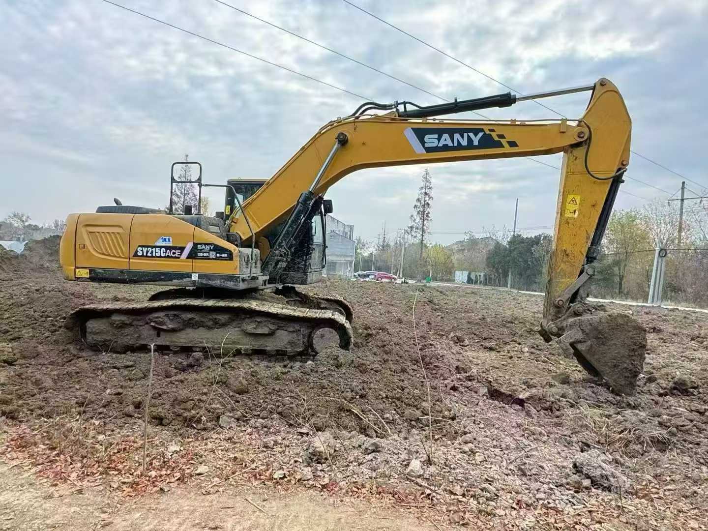 Used Sany SY215W Excavator 2021 Model / 2