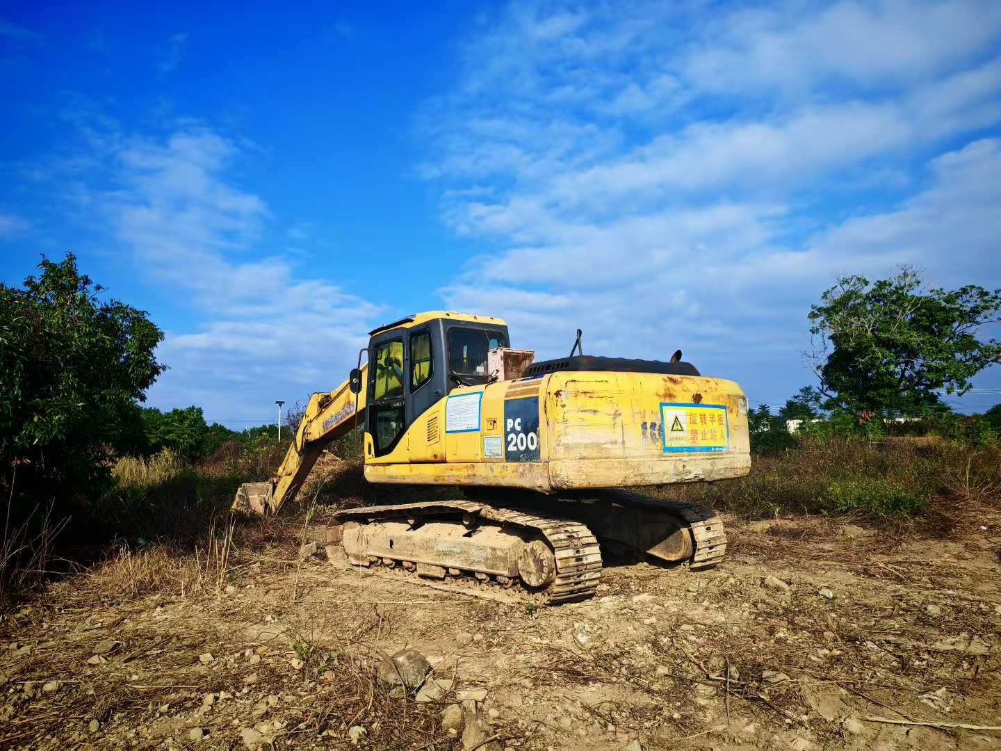 Used Komatsu PW200-7 Excavator 2016 Model