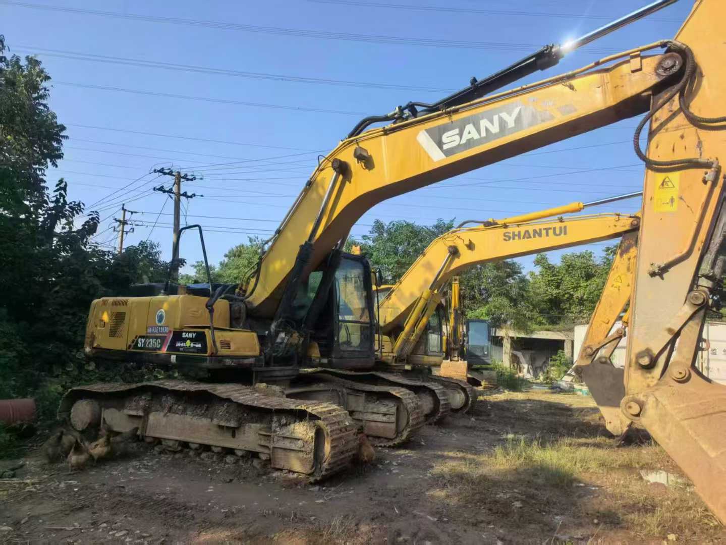 Used Sany SY215W Excavator 2019 Model