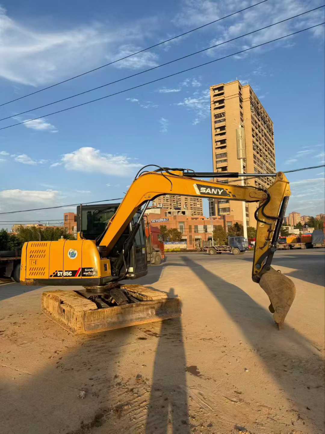 Used Sany SY65W Excavator 2016 Model / 2