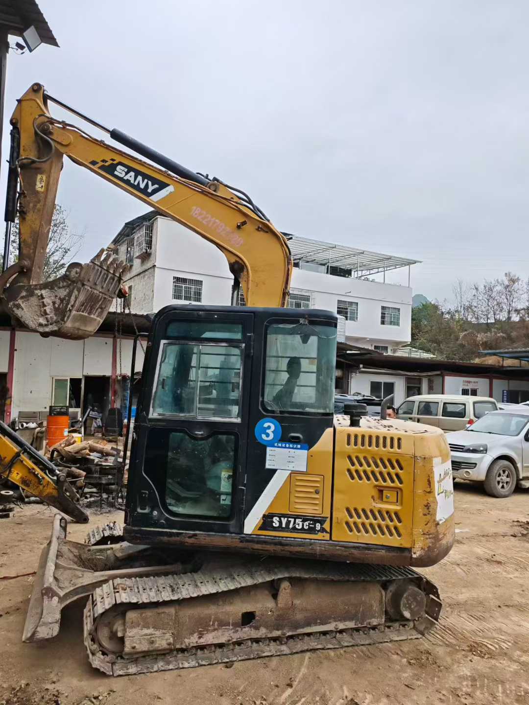 Used Sany SY65W Excavator 2017 Model