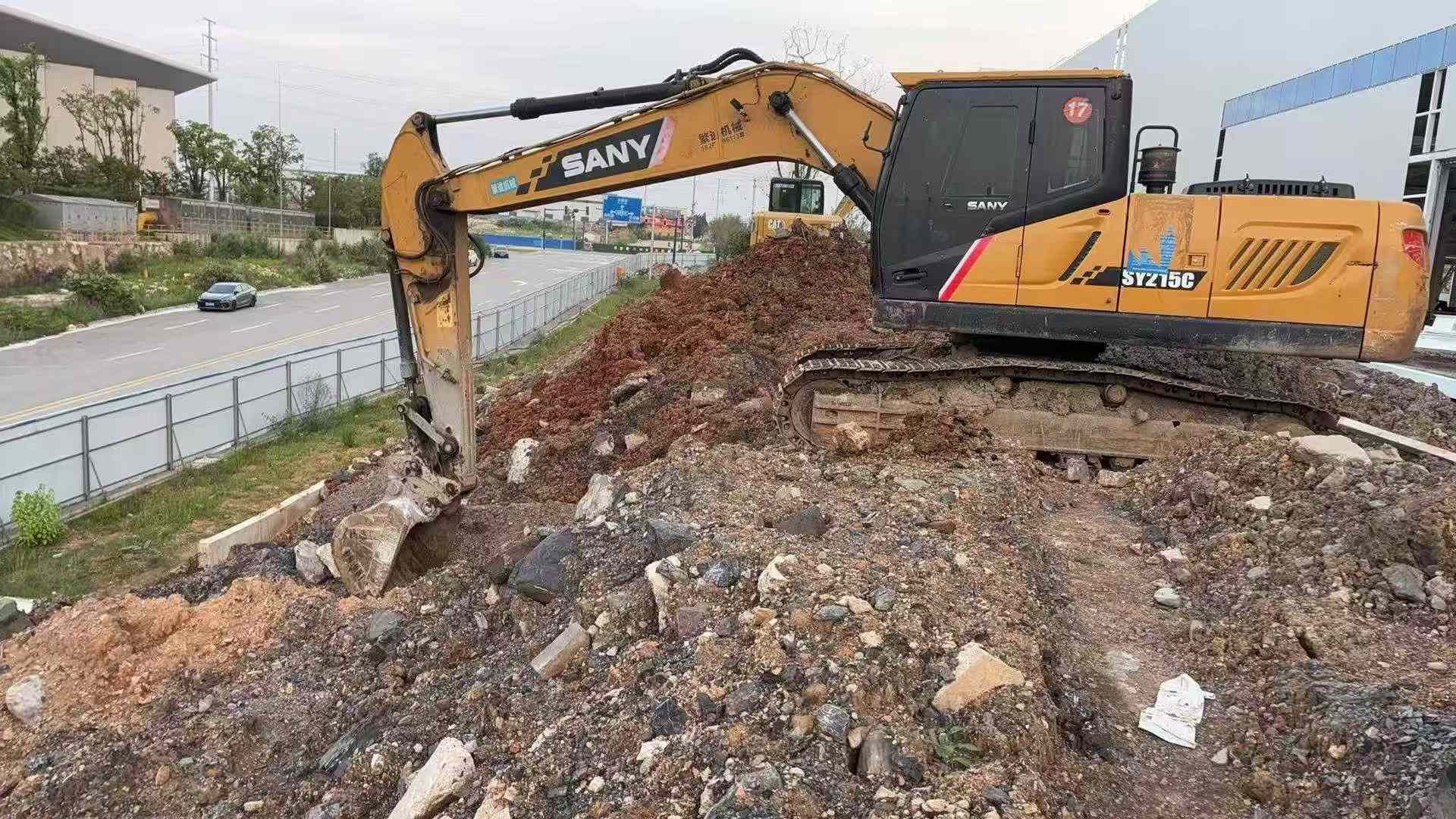 Used Sany SY215W Excavator 2018 Model