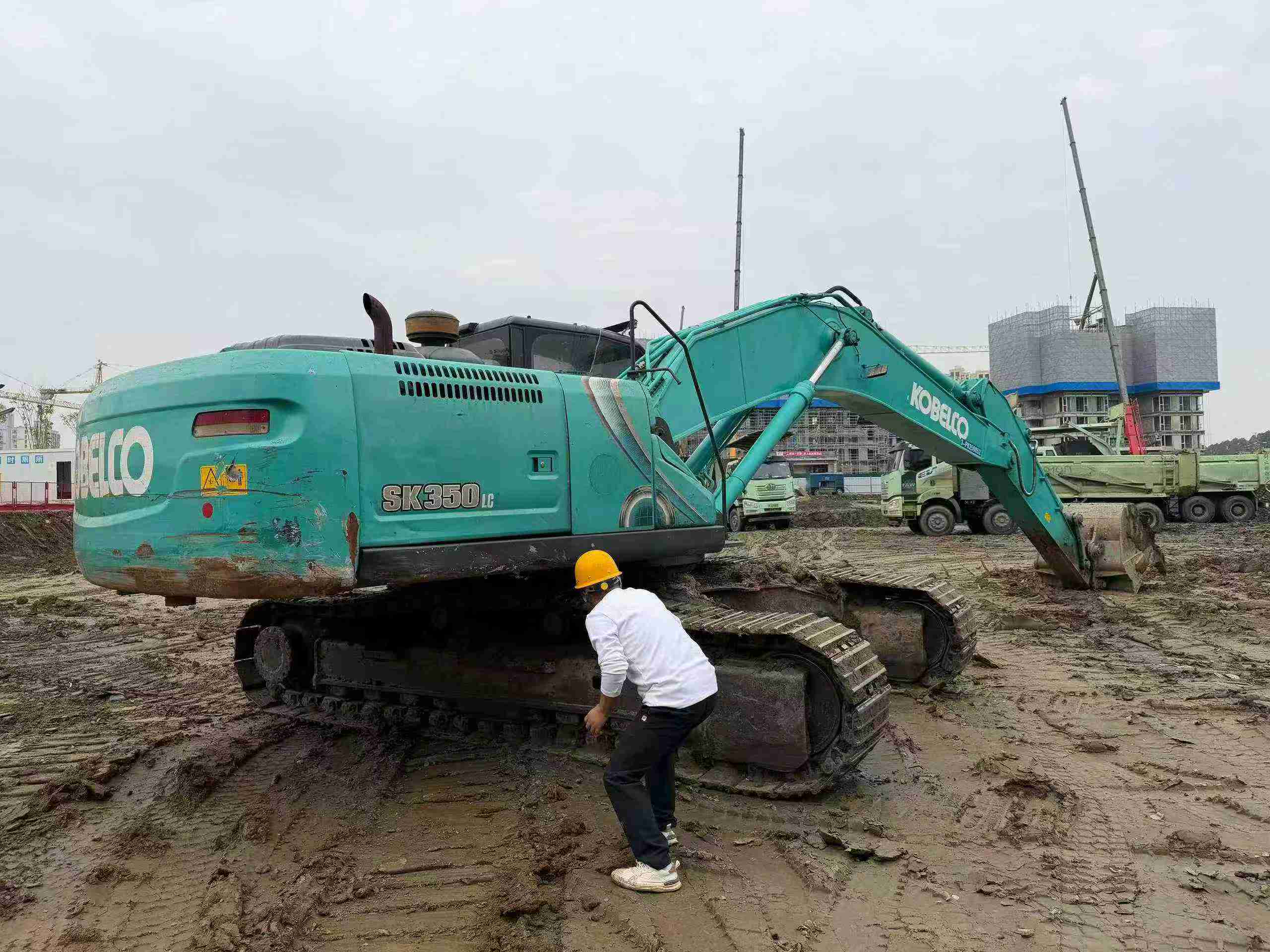 Used Kobelco SK350LC-10 SuperX Excavator 2018 Model