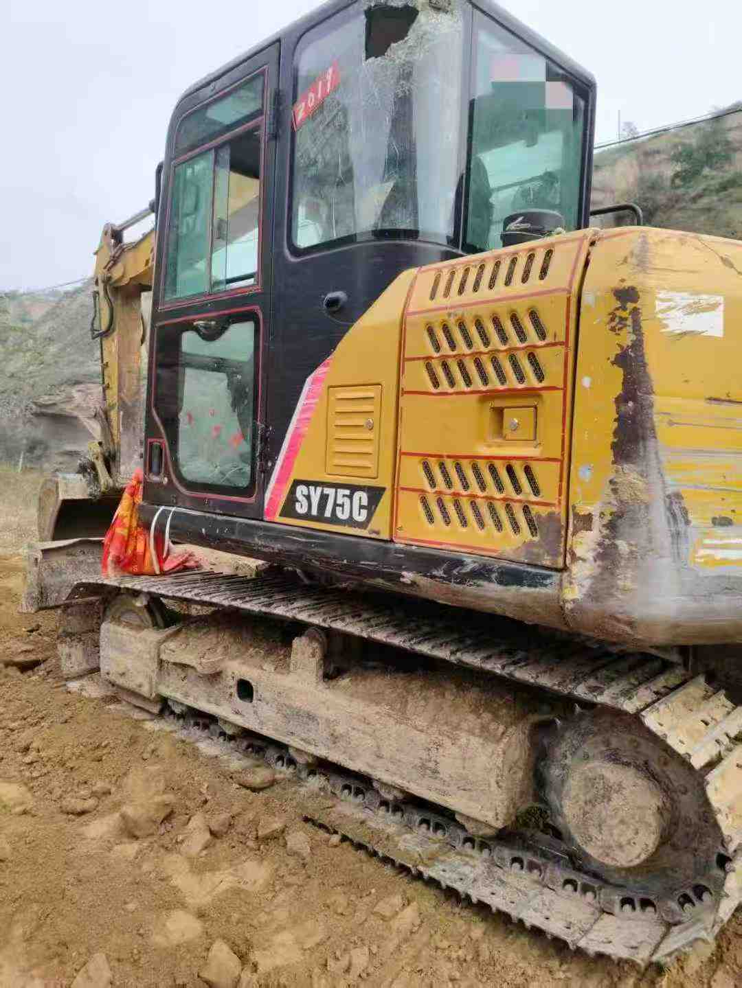 Used Sany SY75 Excavator 2018 Model