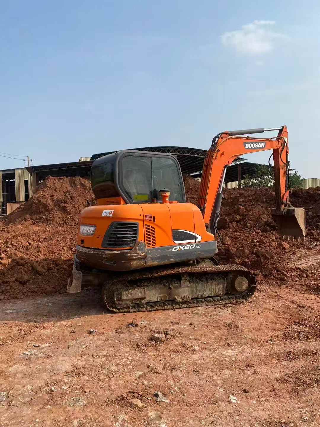 Used Doosan DX55W Excavator 2018 Model / 2