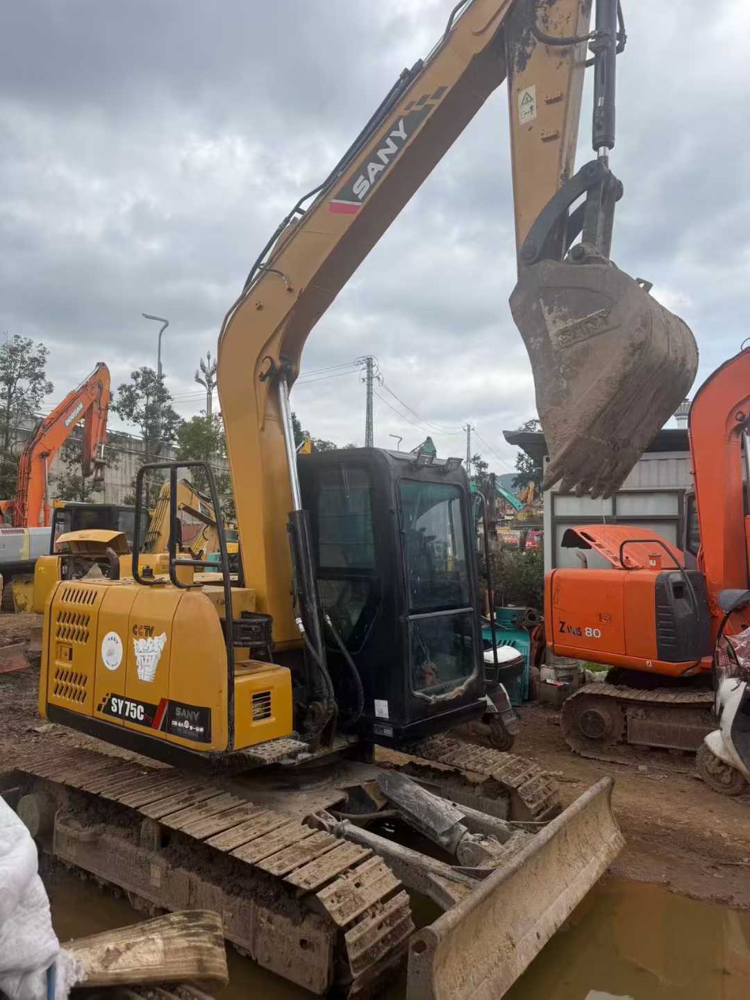 Used Sany SY75 Excavator 2015 Model