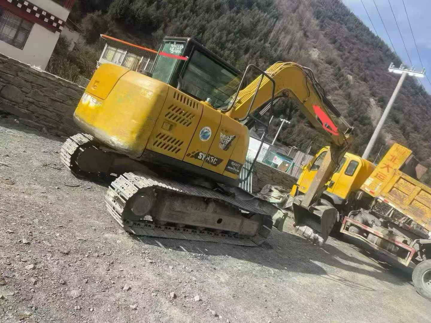 Used Sany SY75 Excavator 2018 Model