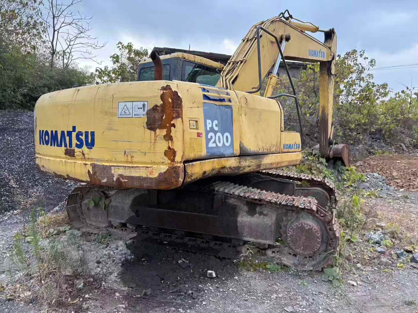 Used Komatsu PW200-7 Excavator 2016 Model