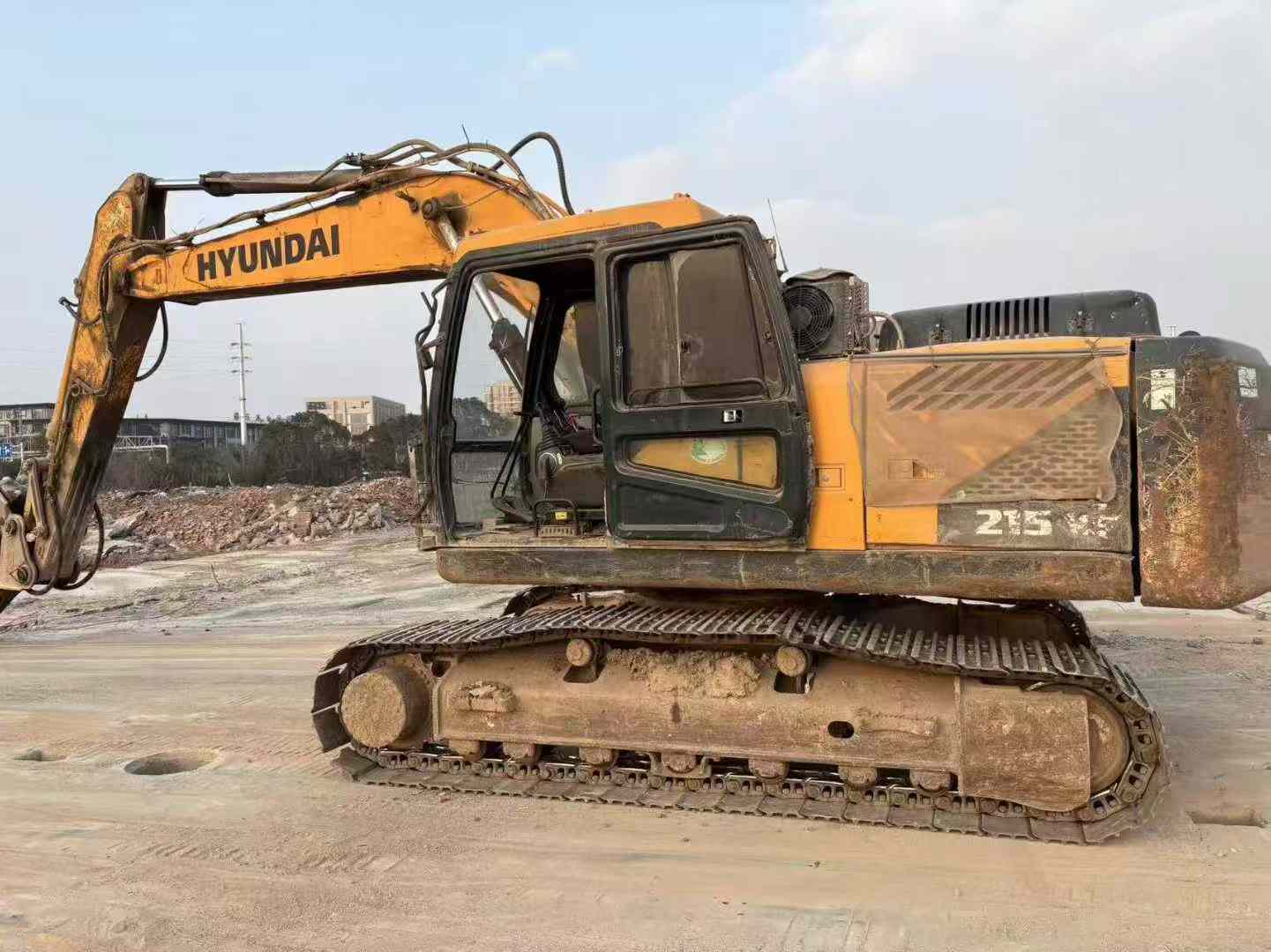 Used Hyundai R215-7 Excavator 2018 Model / 2
