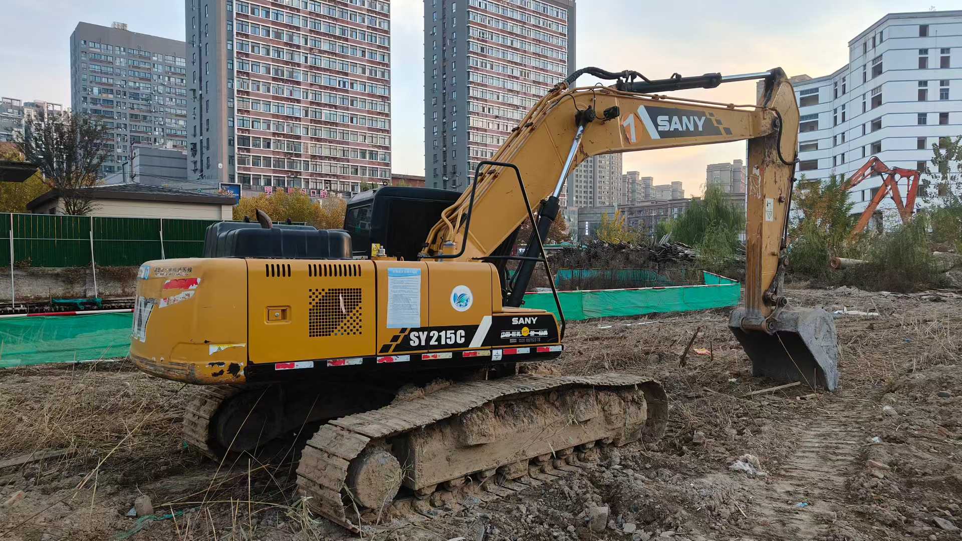 Used Sany SY215C-10 Excavator 2017 Model / 2