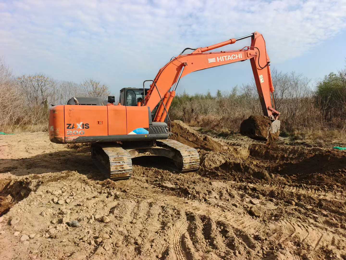 Used Hitachi ZAXIS200 Excavator 2017 Model / 4