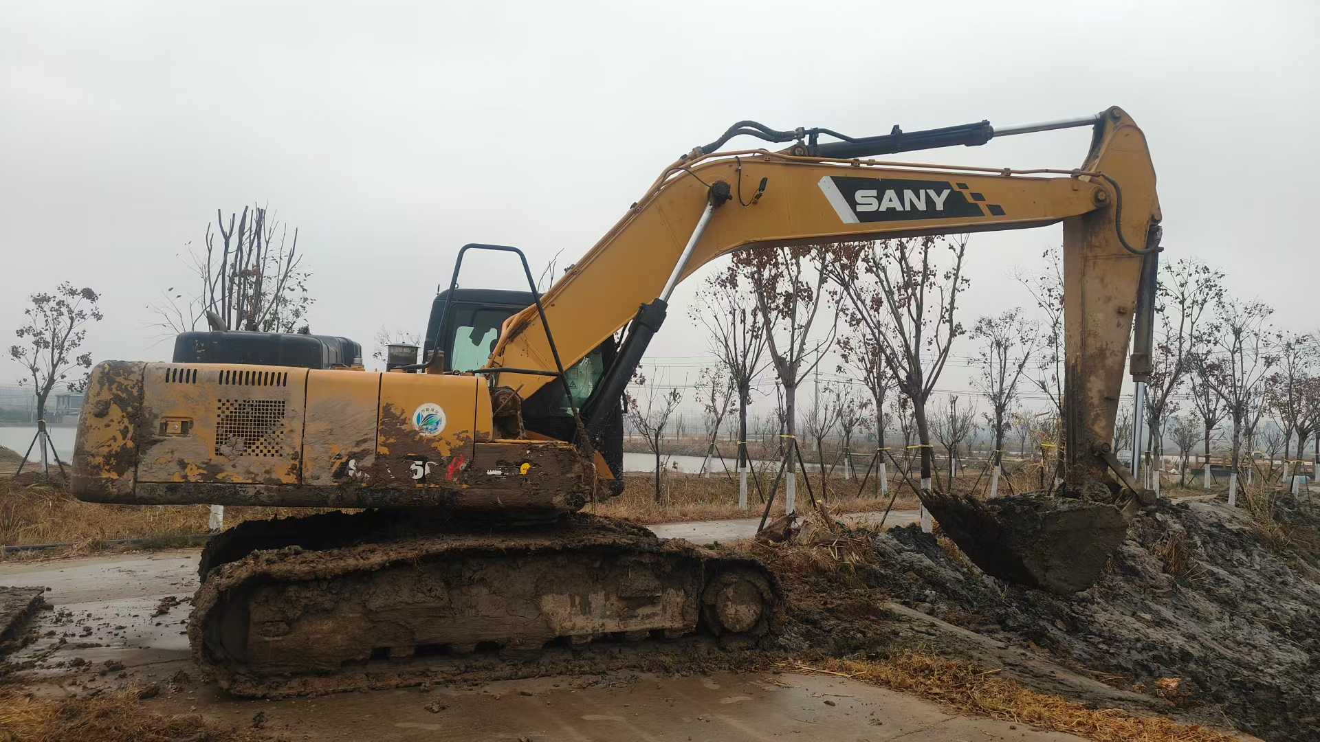 Used Sany SY195C Excavator 2017 Model / 2