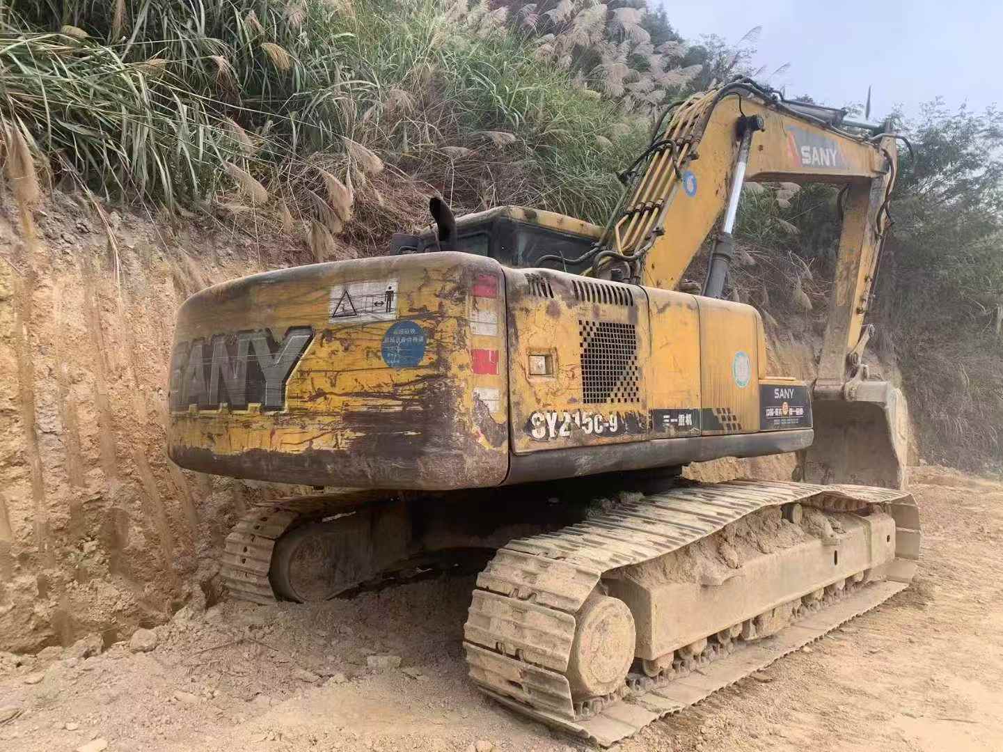 Used Sany SY215W Excavator 2016 Model