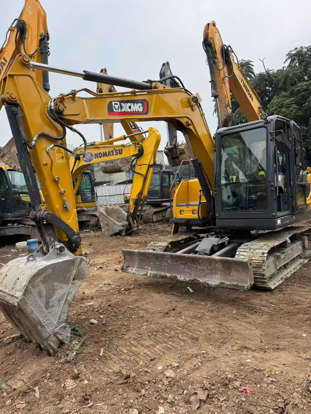 Used XCMG XE75WD Excavator 2024 Model / 2