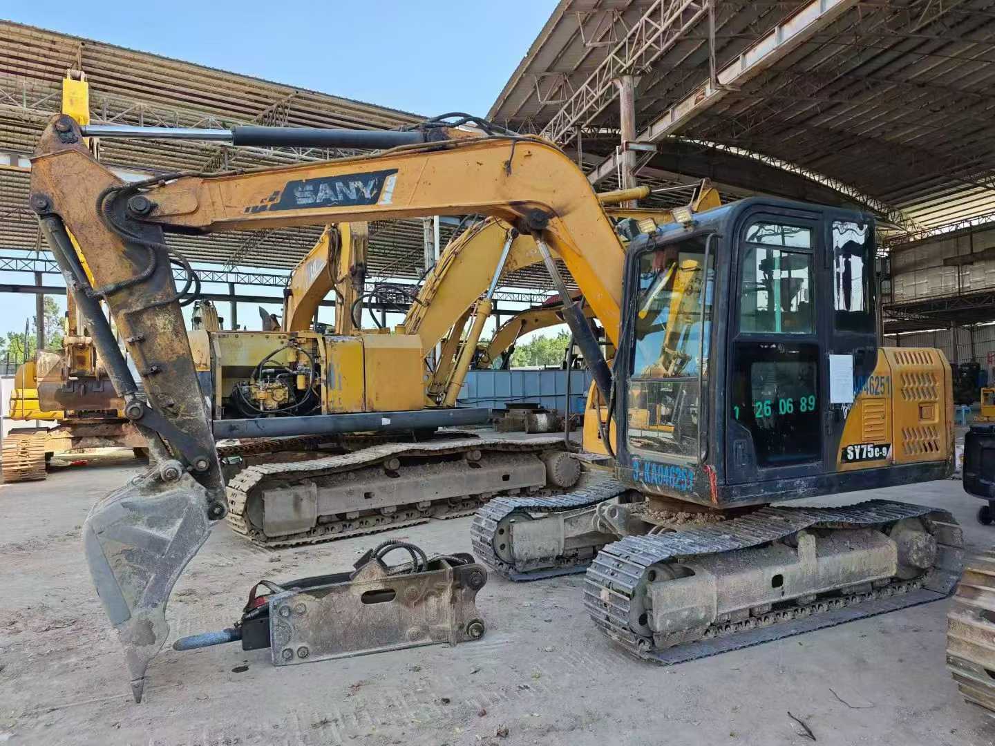 Used Sany SY75 Excavator 2016 Model