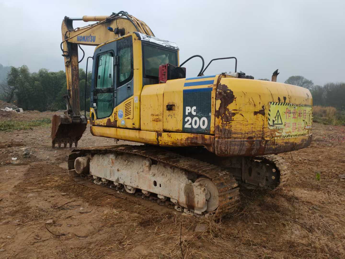 Used Komatsu PW200-7 Excavator 2016 Model