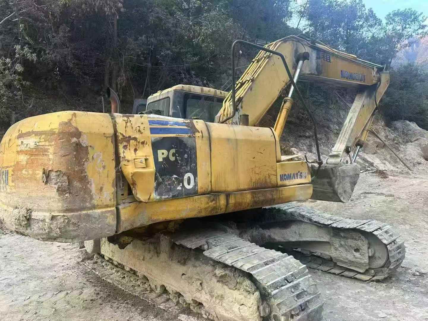 Used Komatsu PW220-7 Excavator 2016 Model