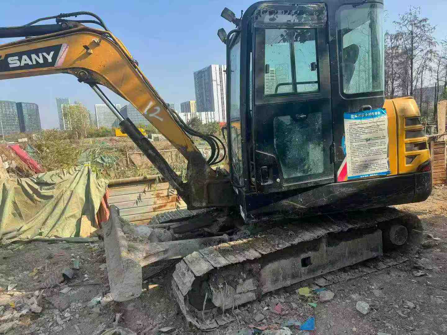 Used Sany SY55 Excavator 2020 Model / 3
