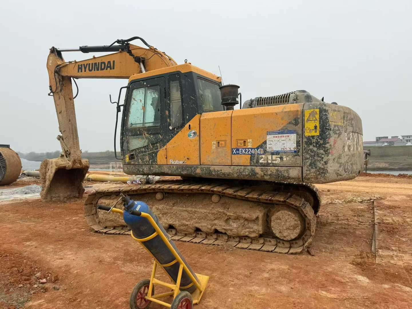 Used Hyundai R215VSN Excavator 2016 Model / 8