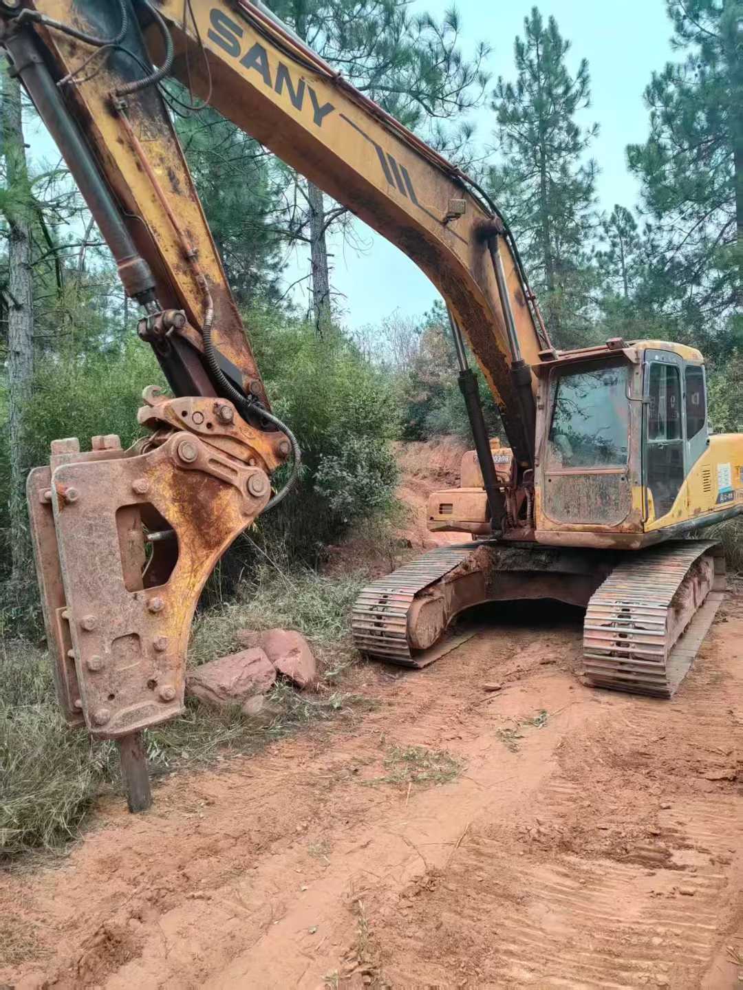 Used Sany SY195C Excavator 2016 Model / 8