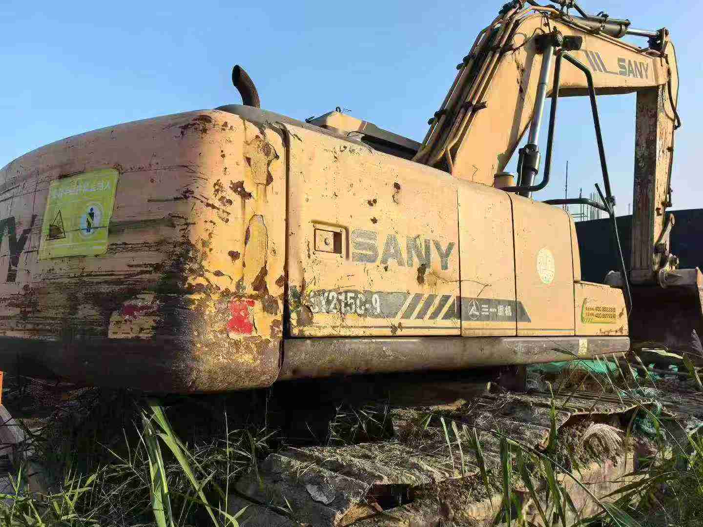 Used Sany SY215W Excavator 2012 Model / 2