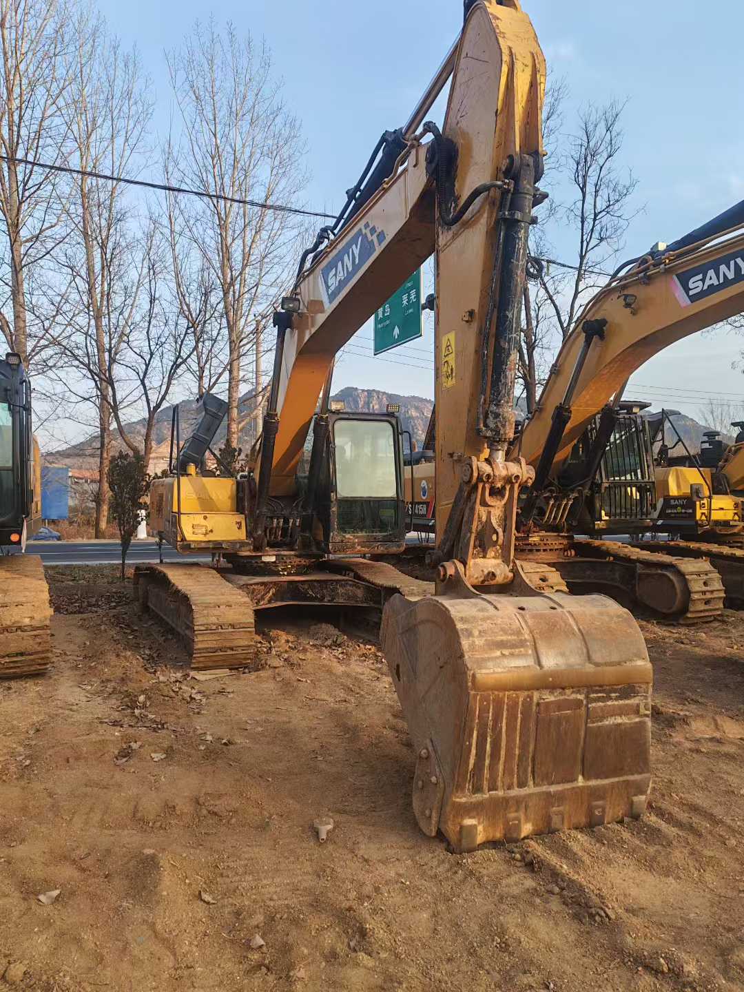 Used Sany SY215W Excavator 2017 Model / 2