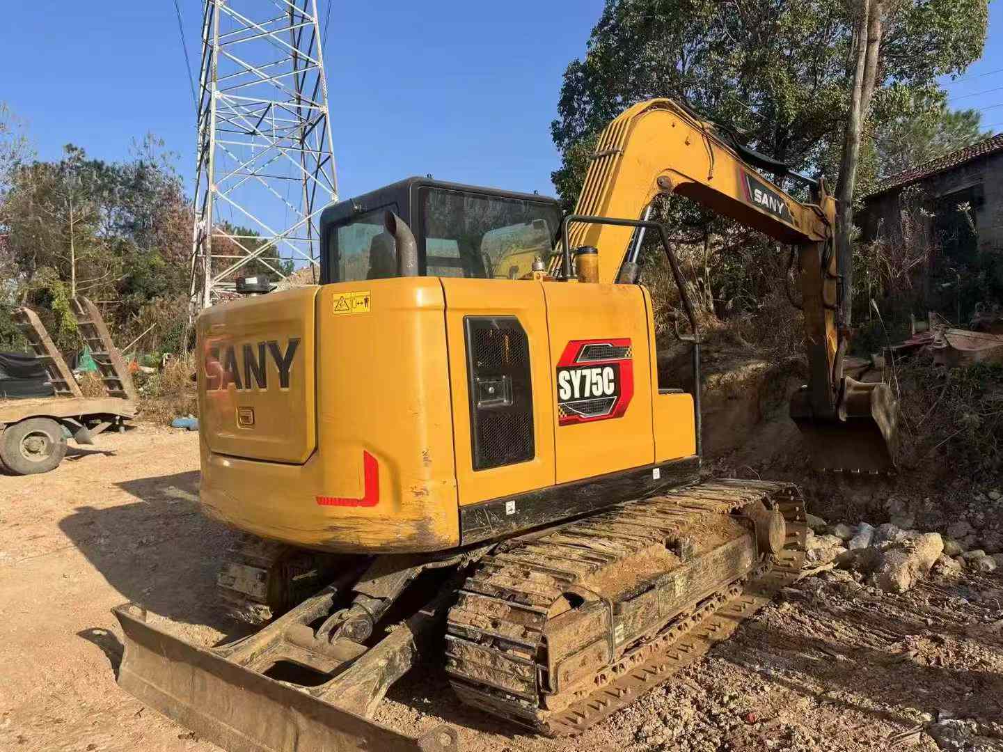 Used Sany SY75 Excavator 2023 Model / 2