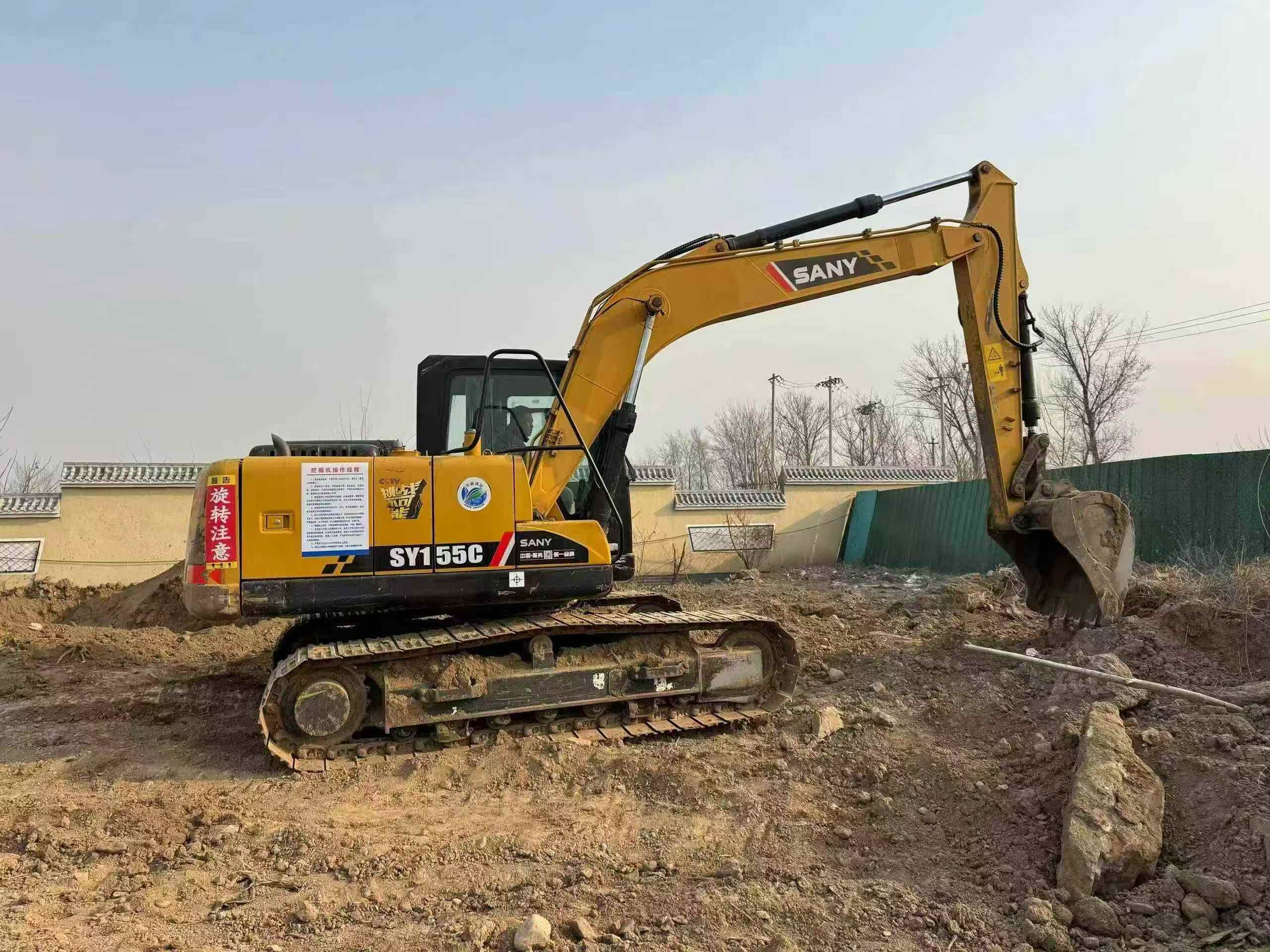 Used Sany SY135 Excavator 2017 Model / 2