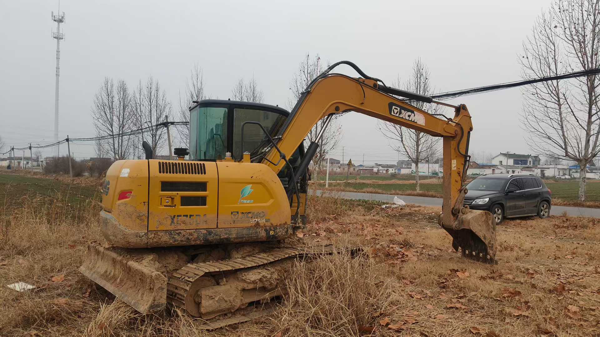 Used XCMG XE75WD Excavator 2021 Model / 3